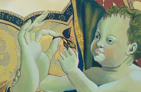 Роспись «Мадонна с младенцем» 