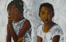 Цаган-Аманские девочки. Из серии Калмыцкие портреты, 2011